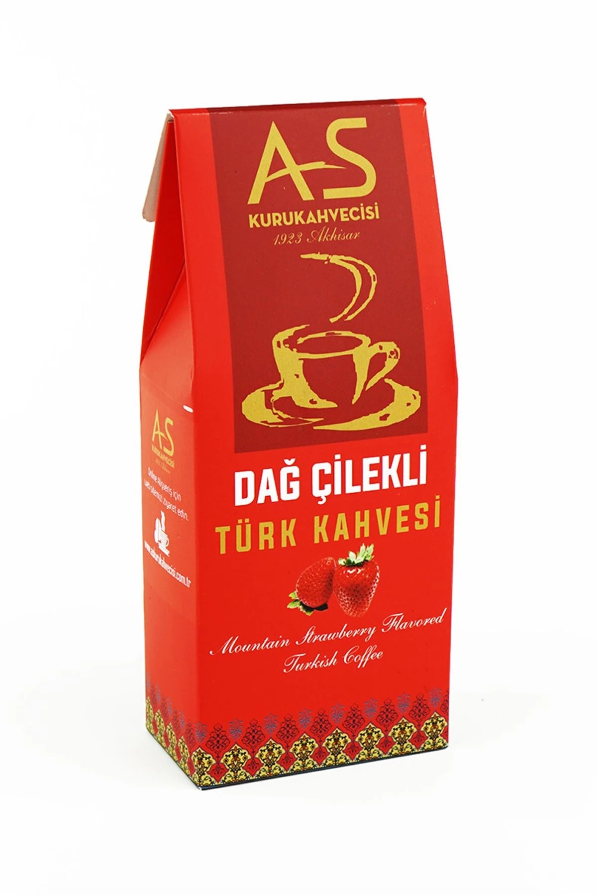 Dağ Çilekli Türk Kahvesi 100 gr. Kutu