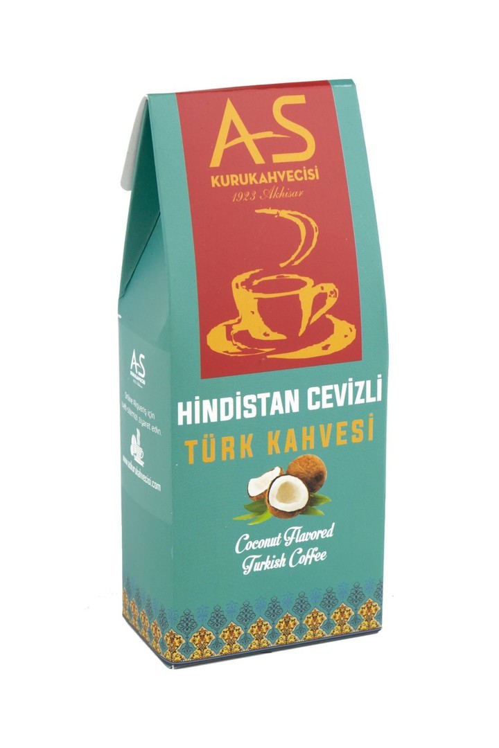 Hindistan Cevizli Türk Kahvesi 100 gr. Kutu