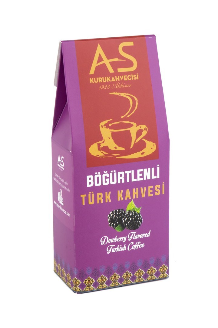 Böğürtlenli Türk Kahvesi 100 gr. Kutu