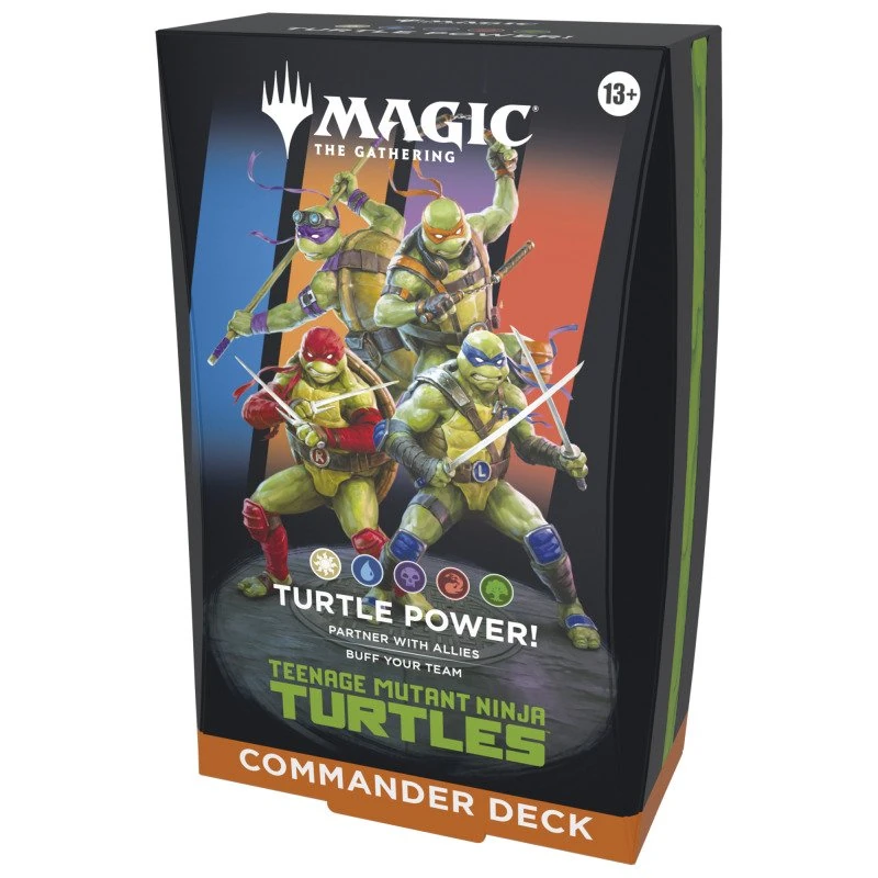 ULTRA COMA CD nada cambia Battlescardセット Magic: The Gathering - Teenage Mutant Ninja Turtles Commander Deck