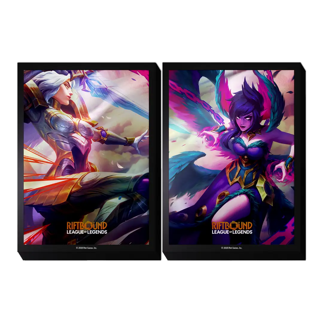 Kayle Image Riftbound: League of Legends TCG-Kayle & Morgana Art Sleeve | BnB Games