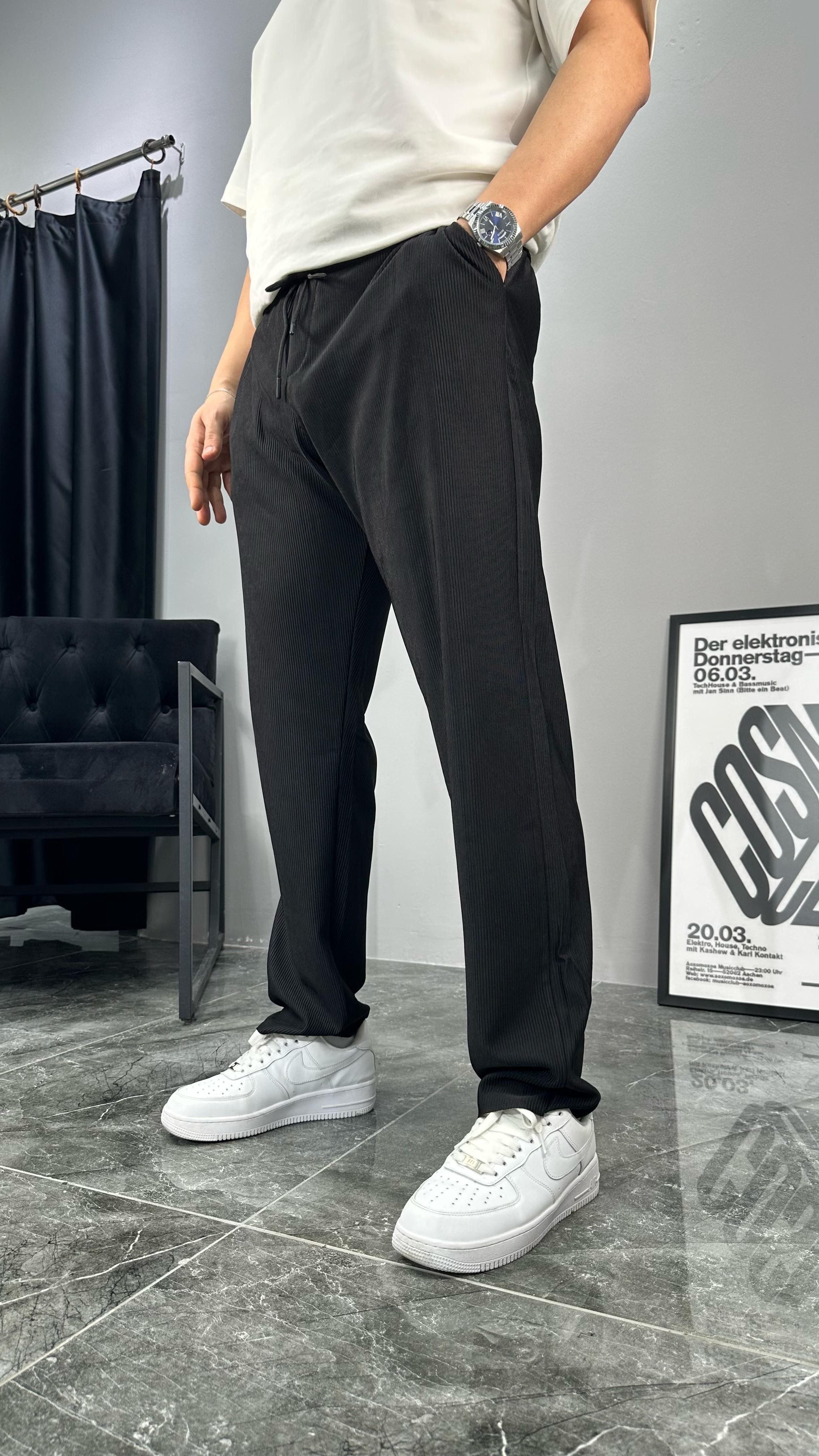 İnce Fitilli Regular Jogger