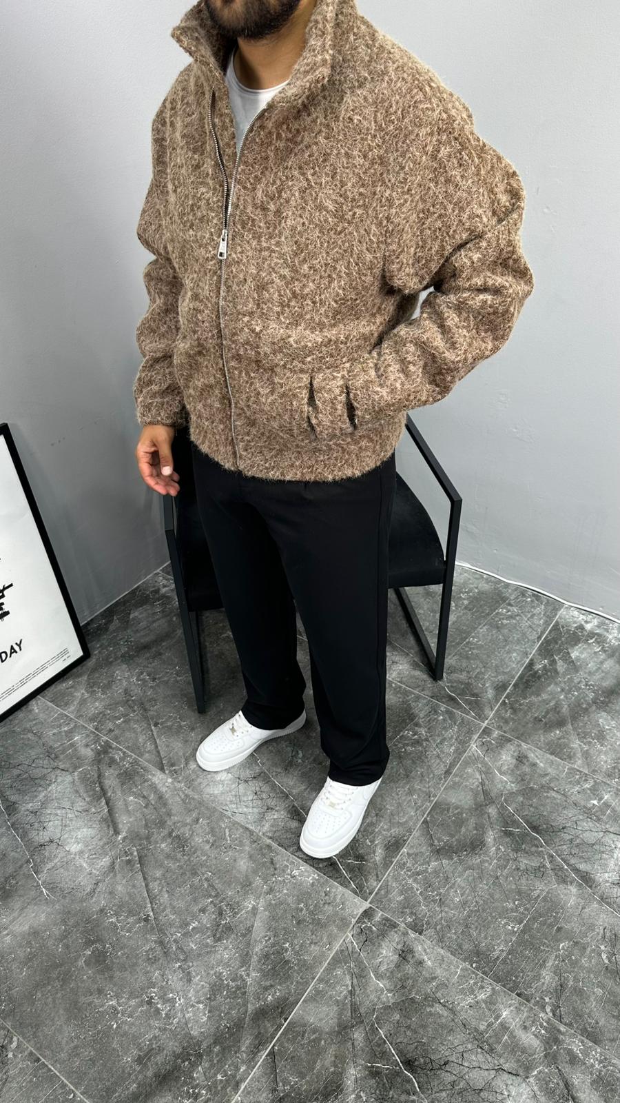 Sakallı Kaşe Ceket