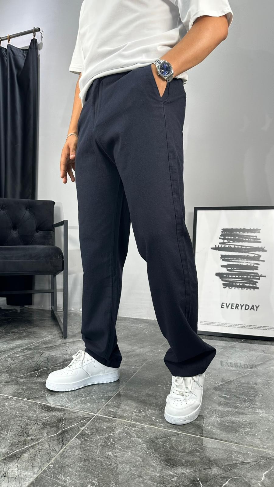 Linen Keten Pantolon