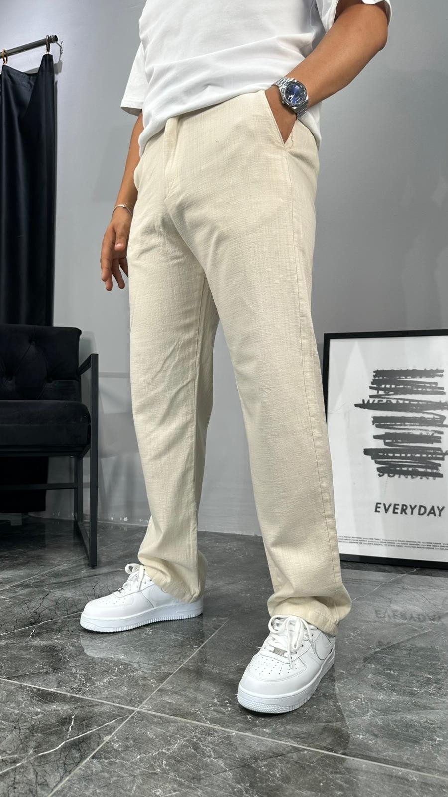 Linen Keten Pantolon