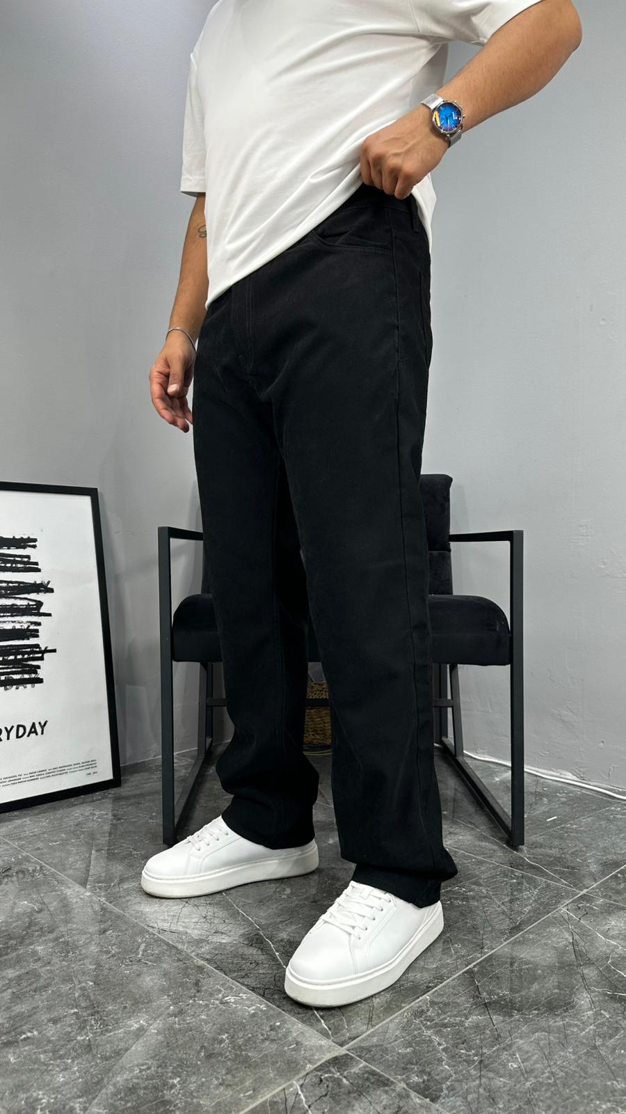 Dokulu Regular Kot Pantolon