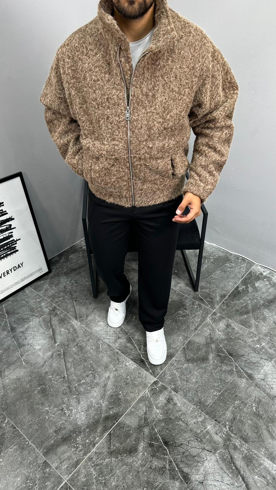 Sakallı Kaşe Ceket