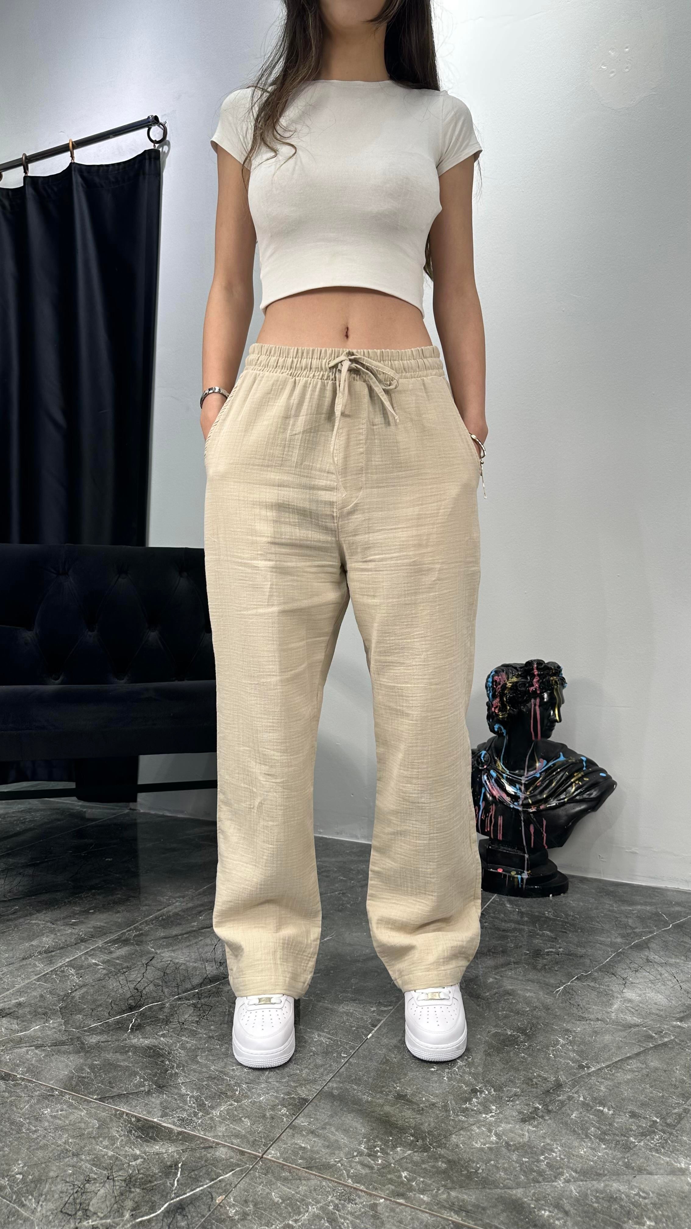 Müslin Baggy Pantolon