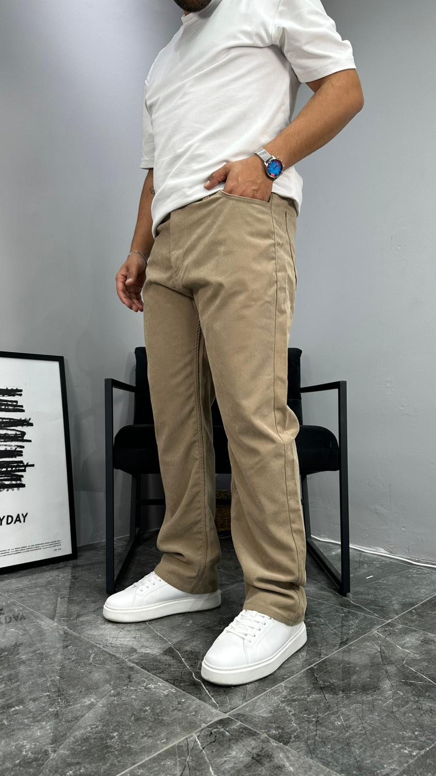 Dokulu Regular Kot Pantolon