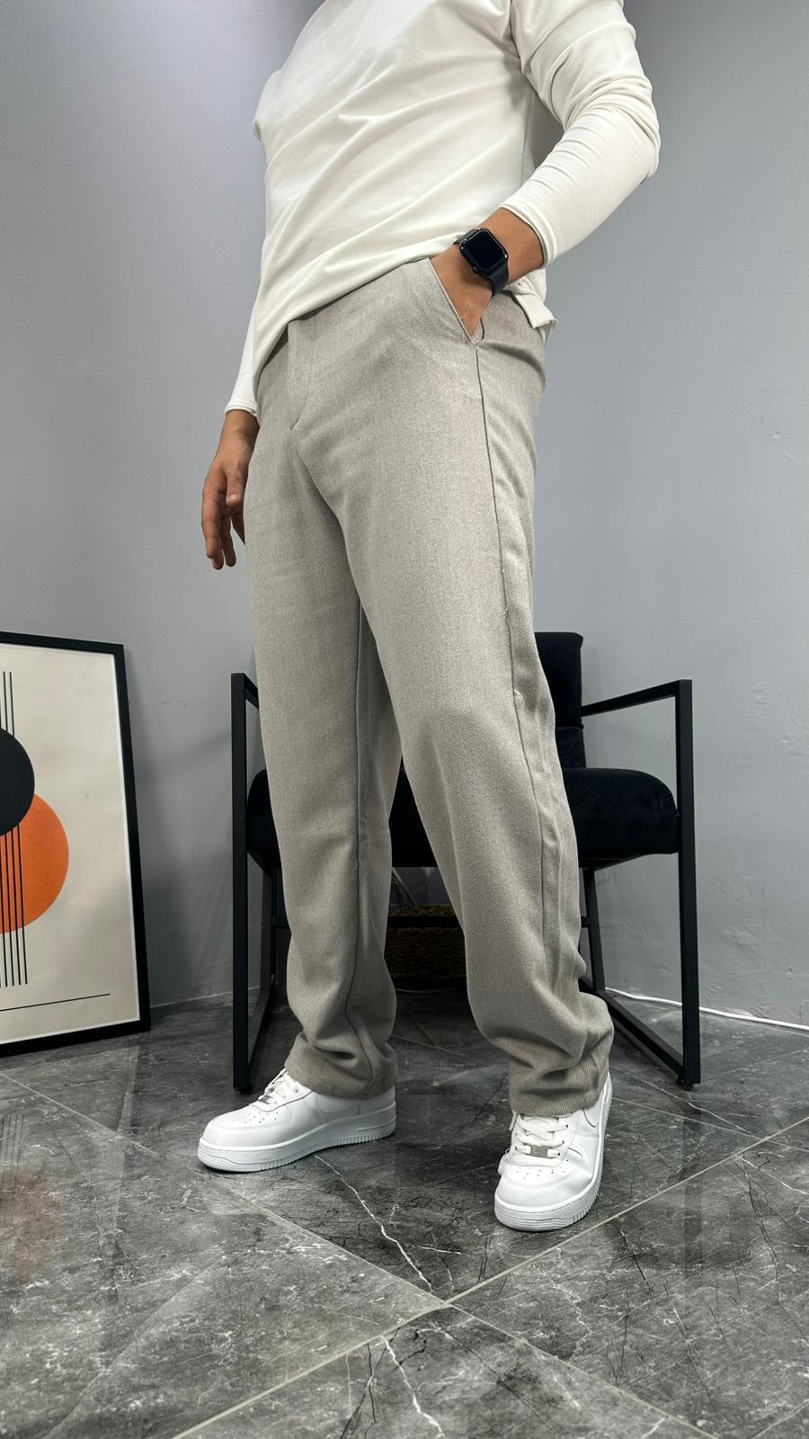 Dokulu Kadife Pantolon