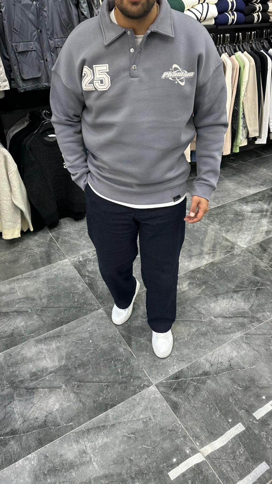 Phantom Şardonlu Sweat