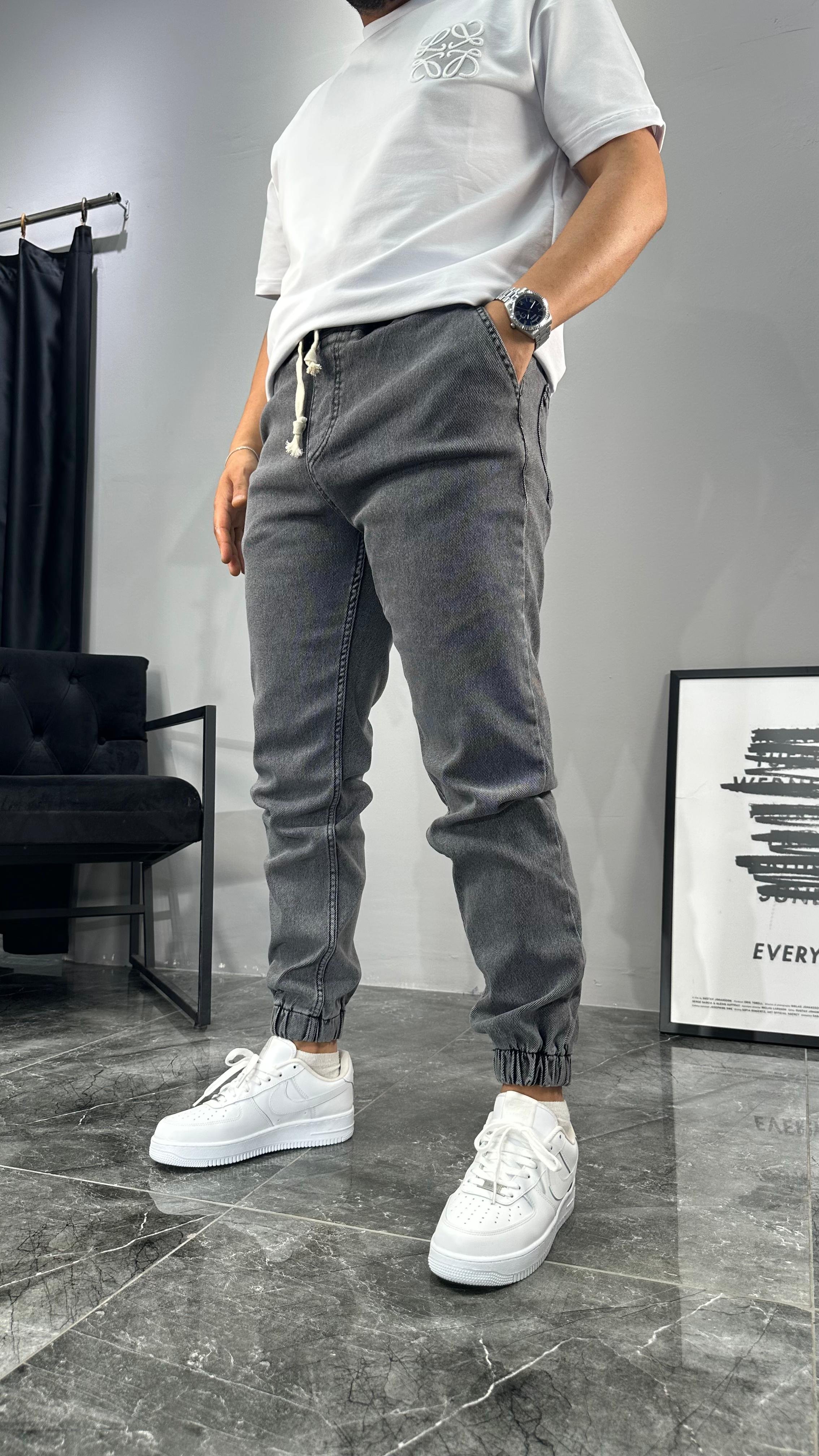 Lastikli Kot Jogger