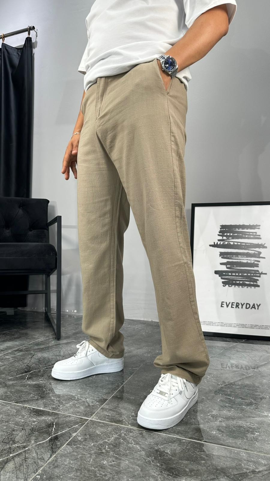 Linen Keten Pantolon