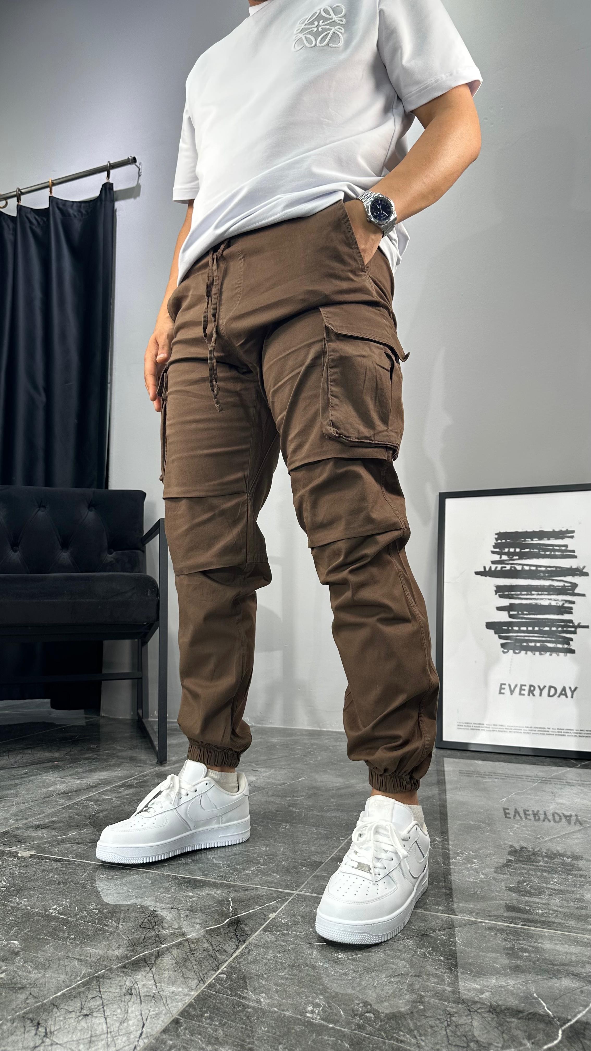 Pileli Kargo Cep Jogger