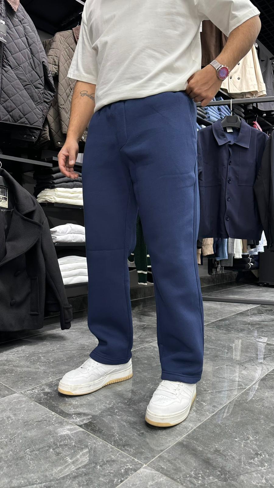 Şardonlu Eşofman Altı Lacivert