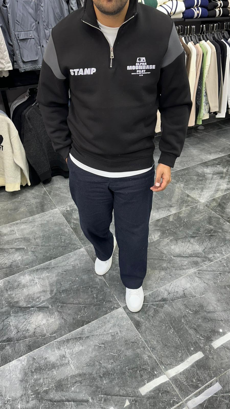 Stamp Şardonlu Sweat