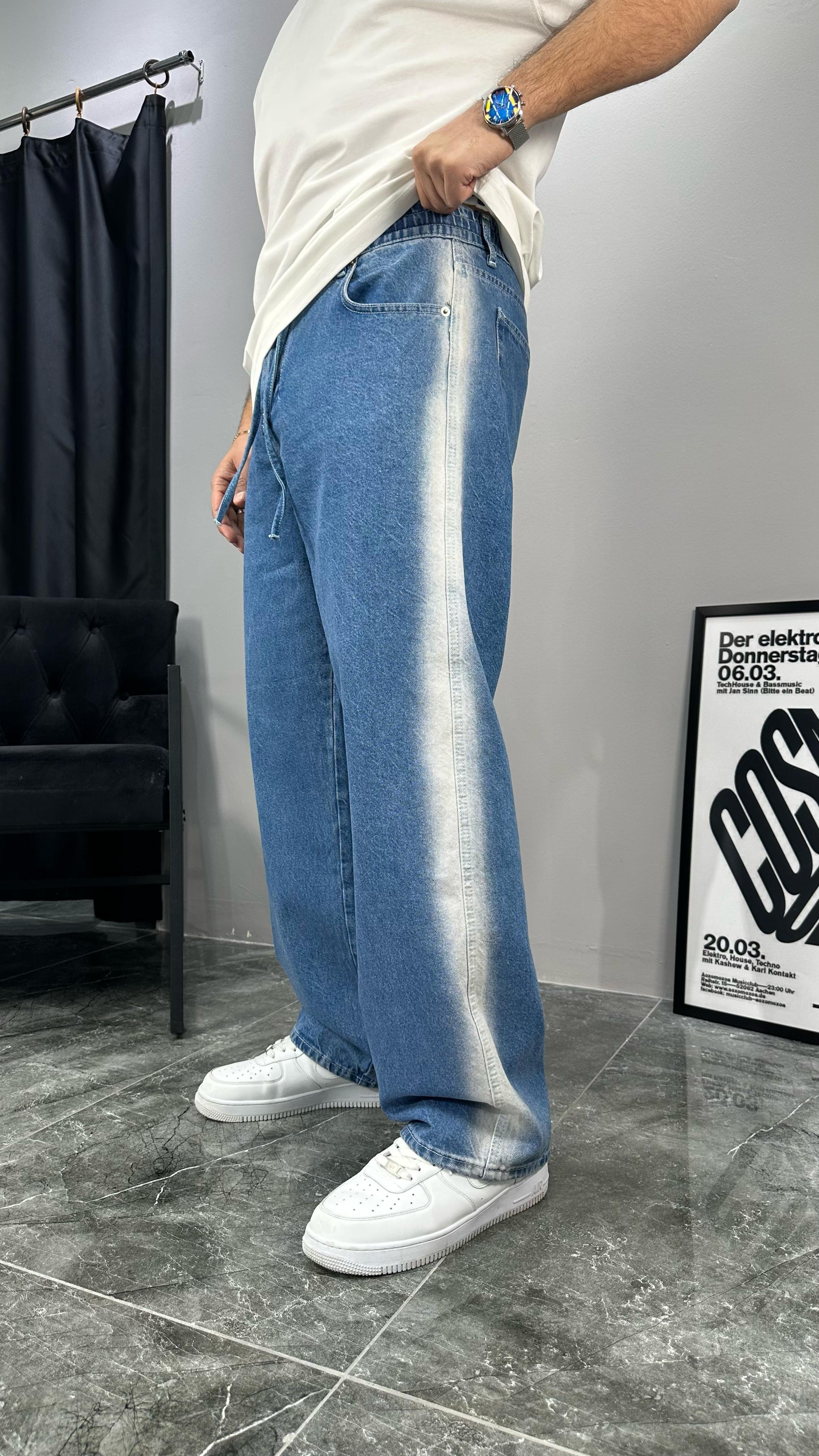 Yıkama Detay Baggy Kot Jogger