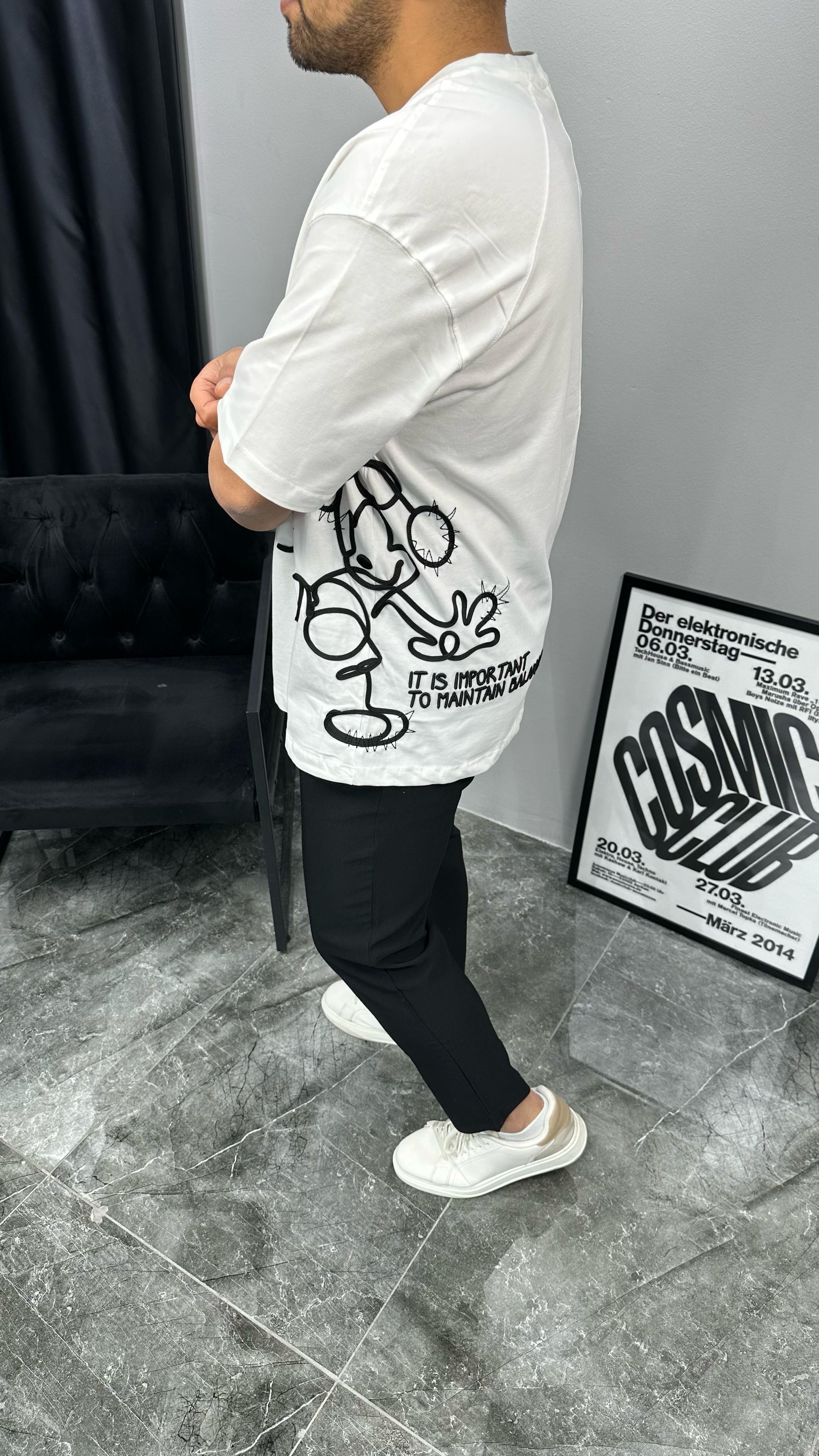 Nakışlı Supreme Tshirt