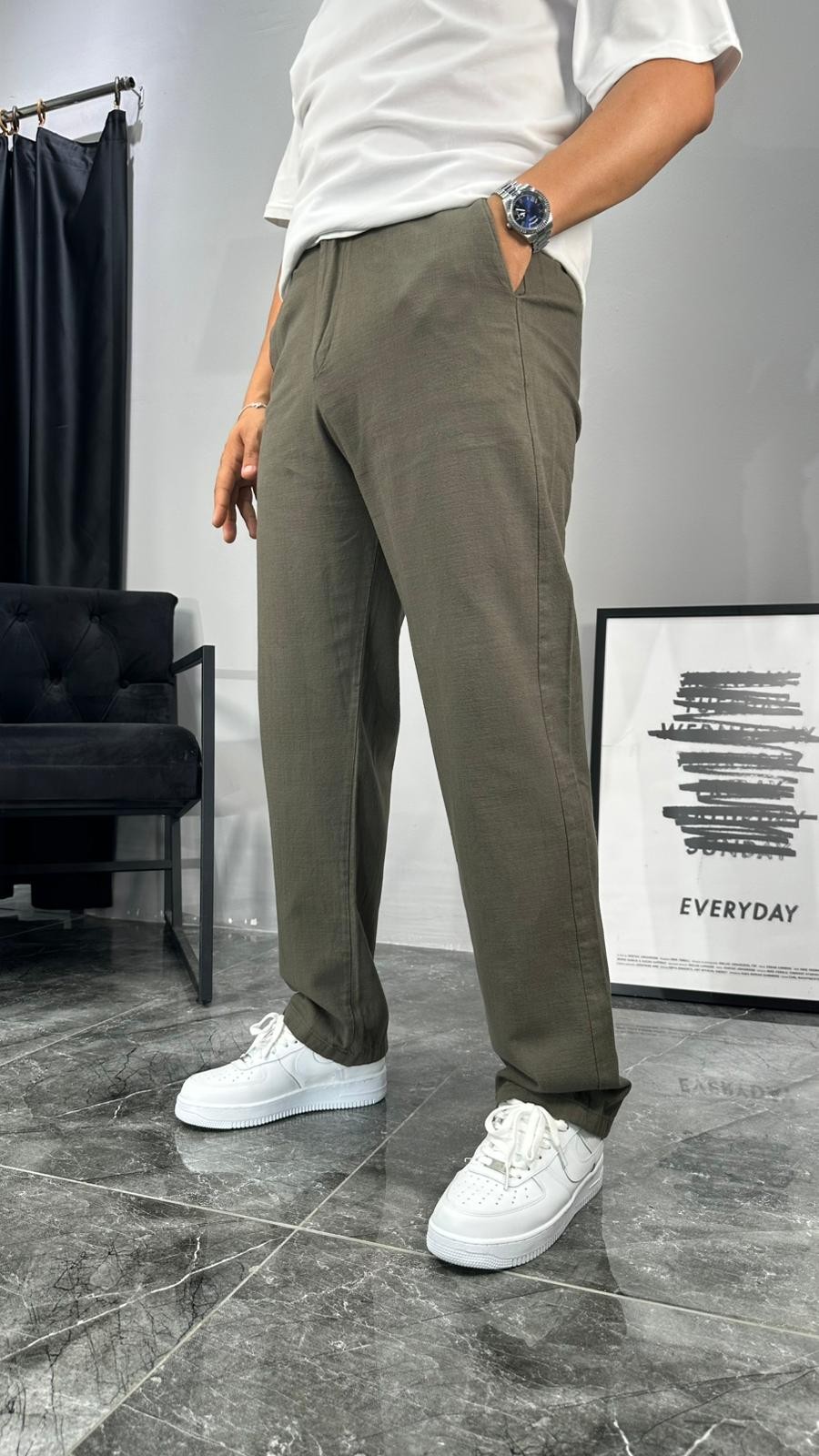 Linen Keten Pantolon