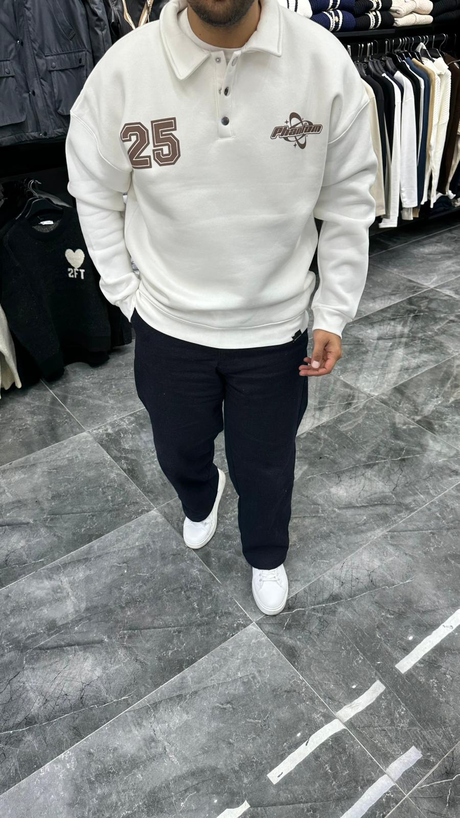 Phantom Şardonlu Sweat