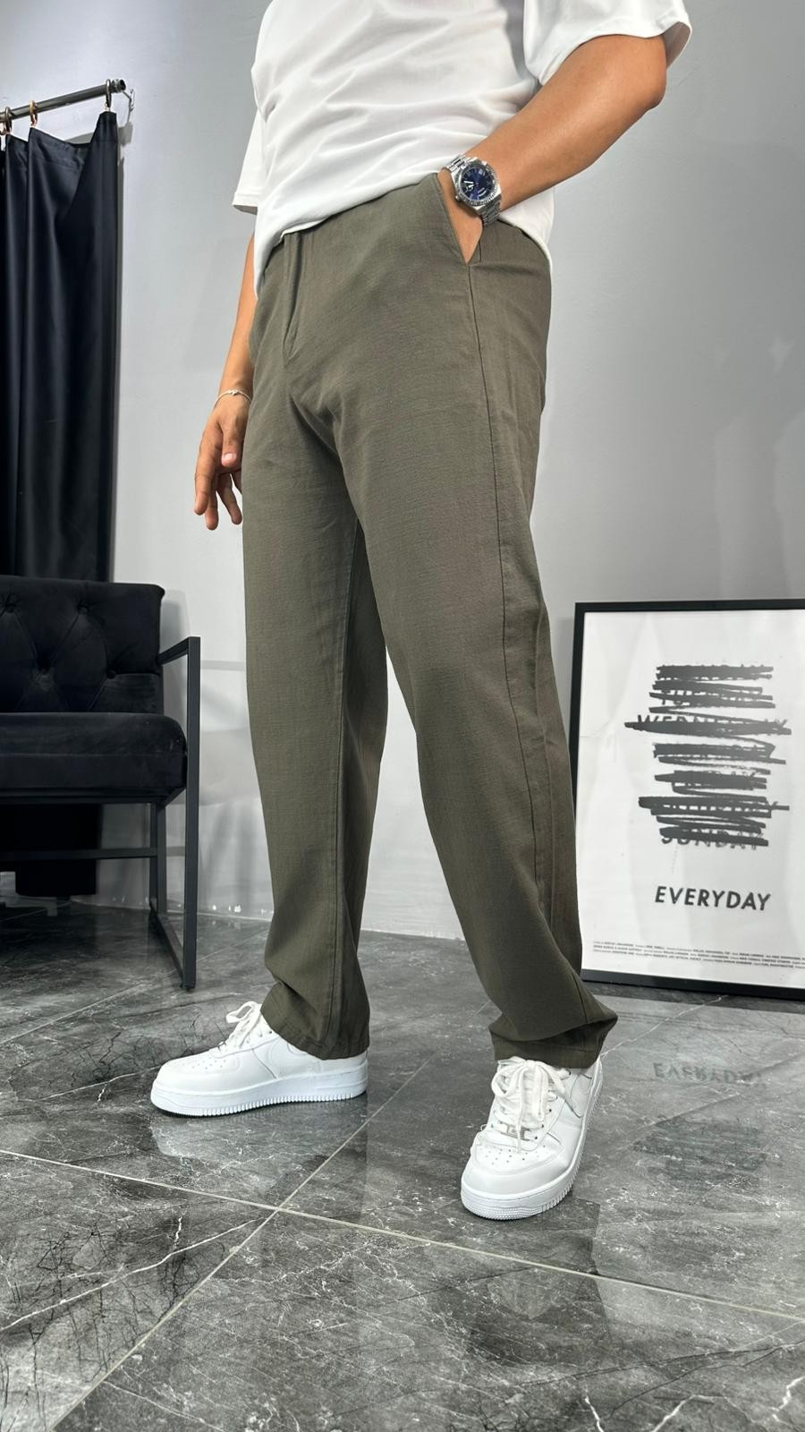 Linen Keten Pantolon