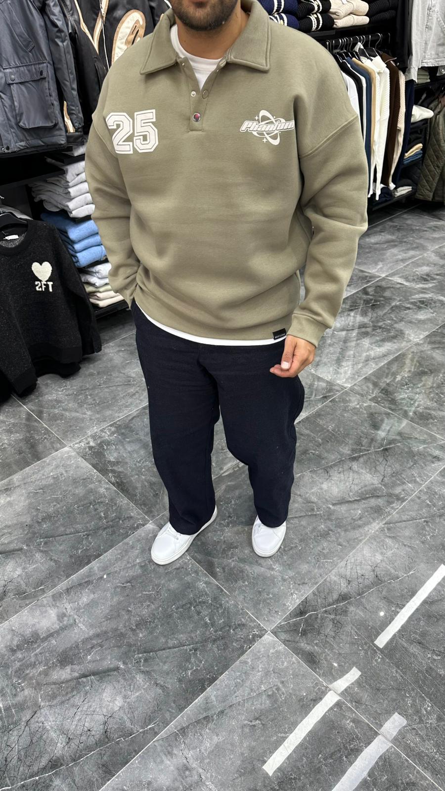 Phantom Şardonlu Sweat