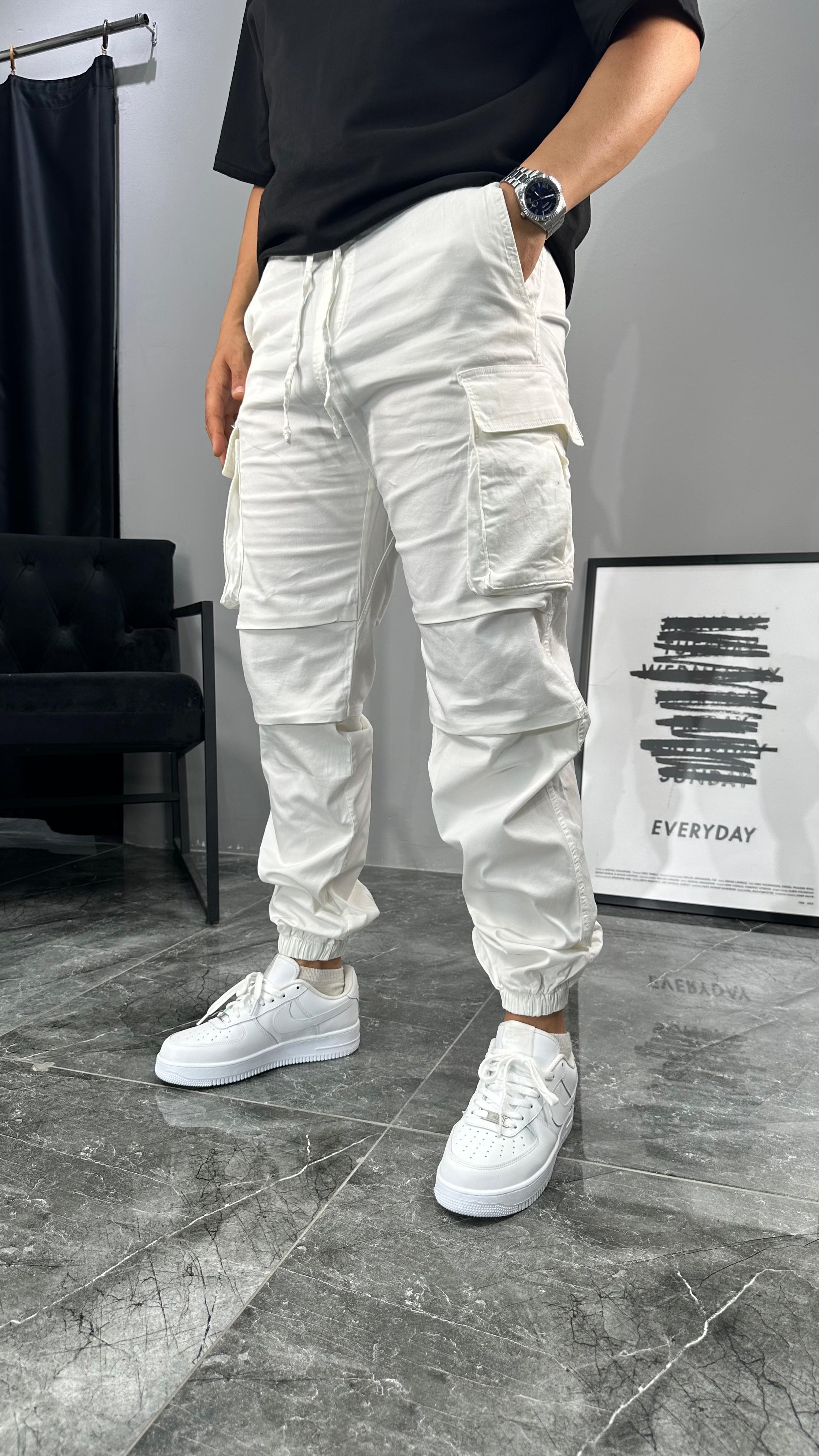 Pileli Kargo Cep Jogger