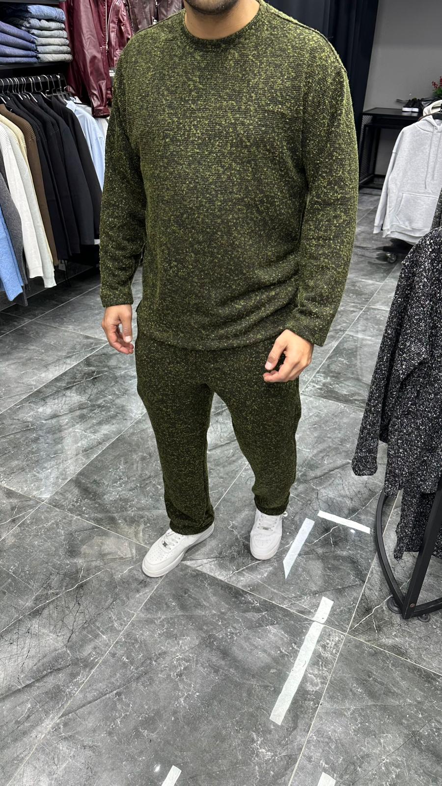 Kışlık Benekli Takım Yeşil