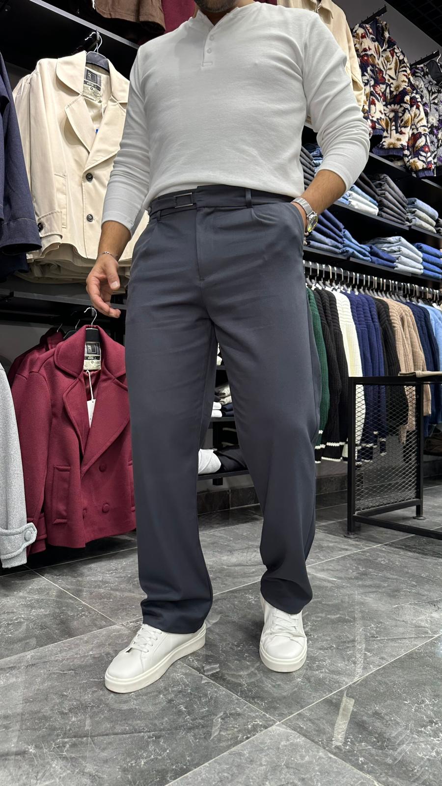 Kemerli Baggy Pantolon