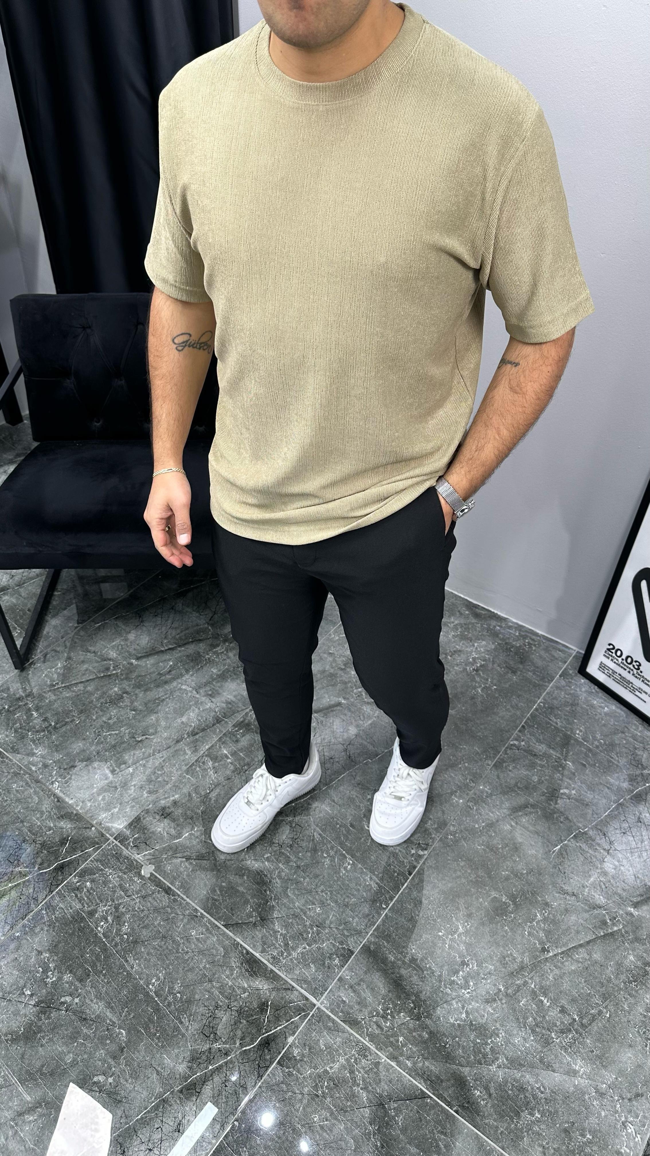 İnce Fitilli Tshirt