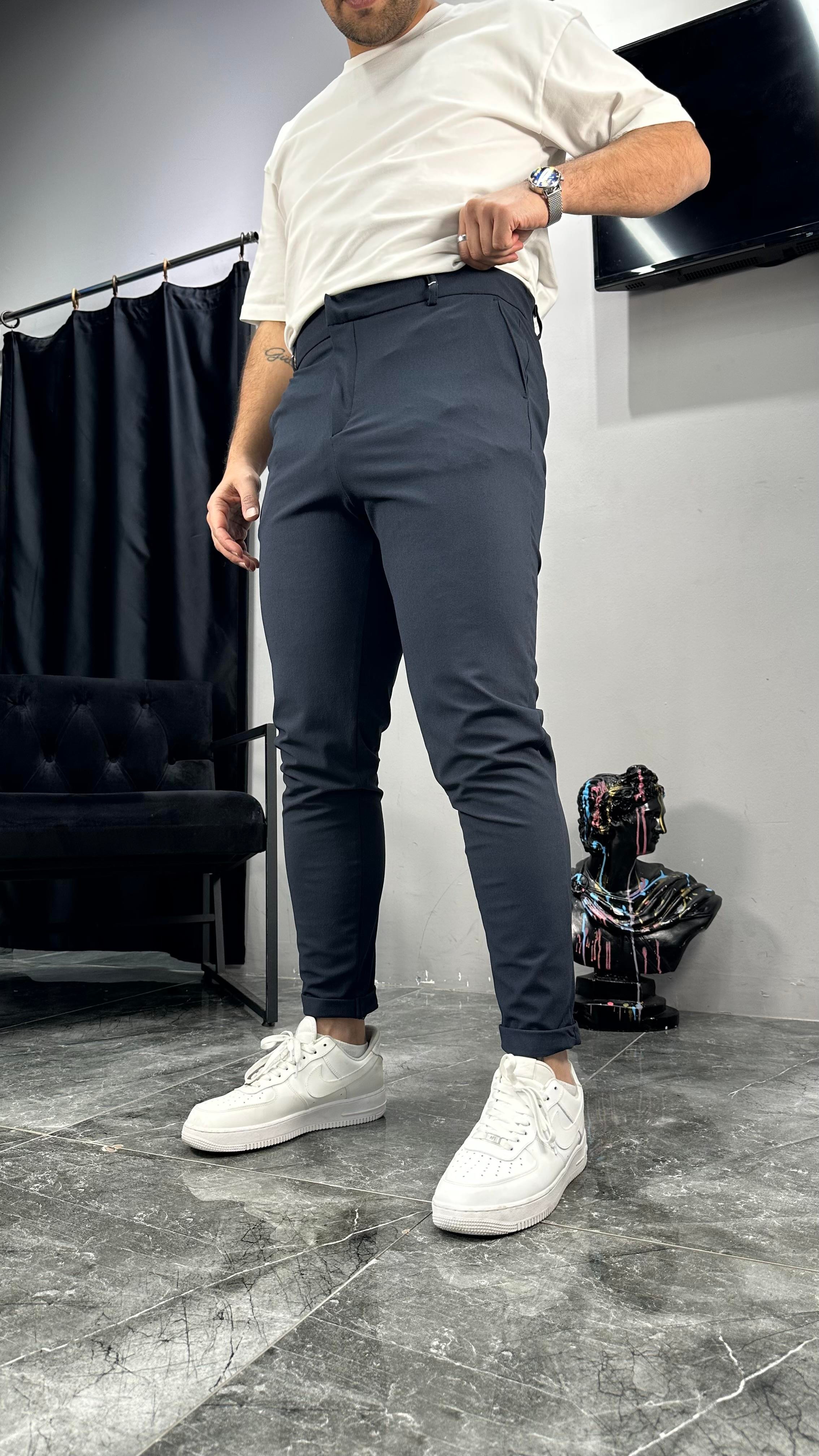 Duble Paça Kumaş Pantolon