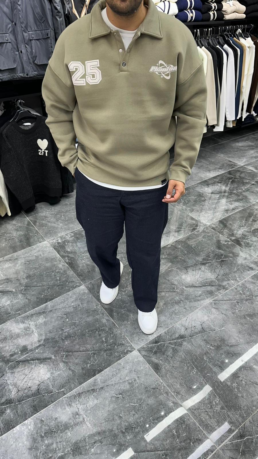 Phantom Şardonlu Sweat