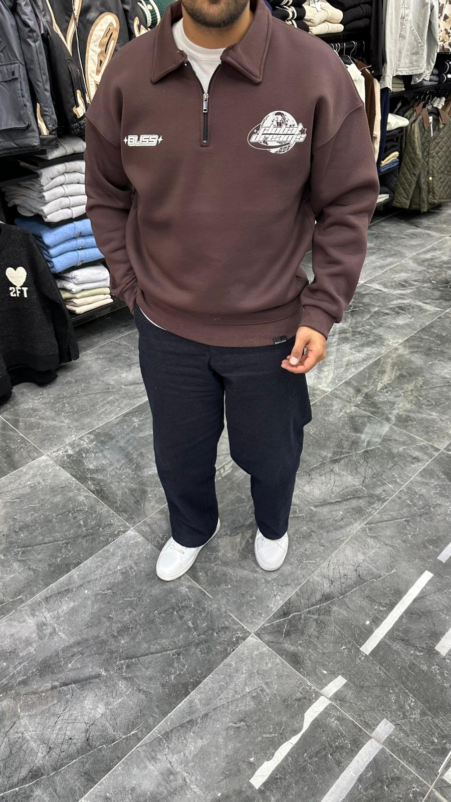 Global Dreams Şardonlu Sweat