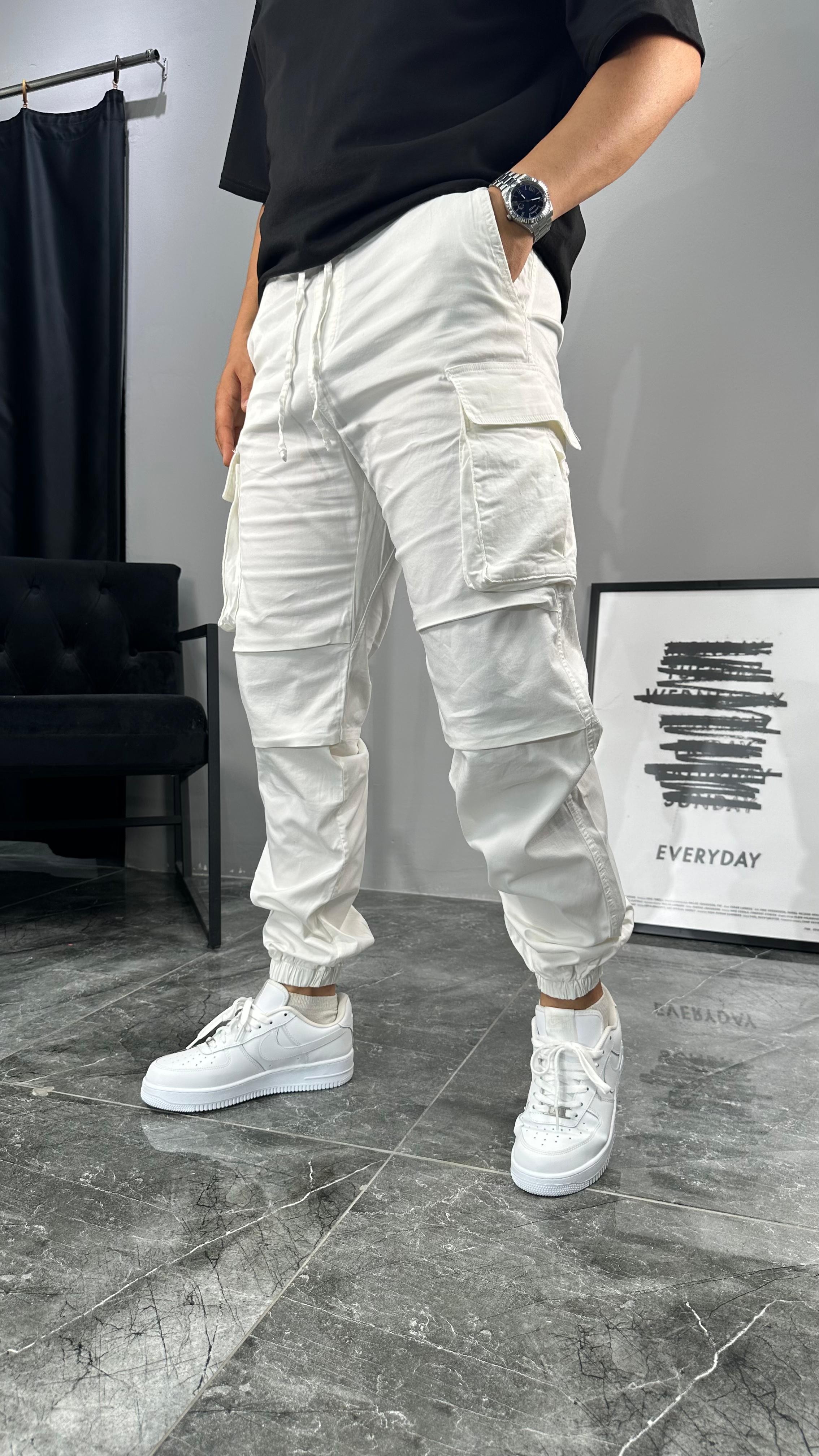 Pileli Kargo Cep Jogger