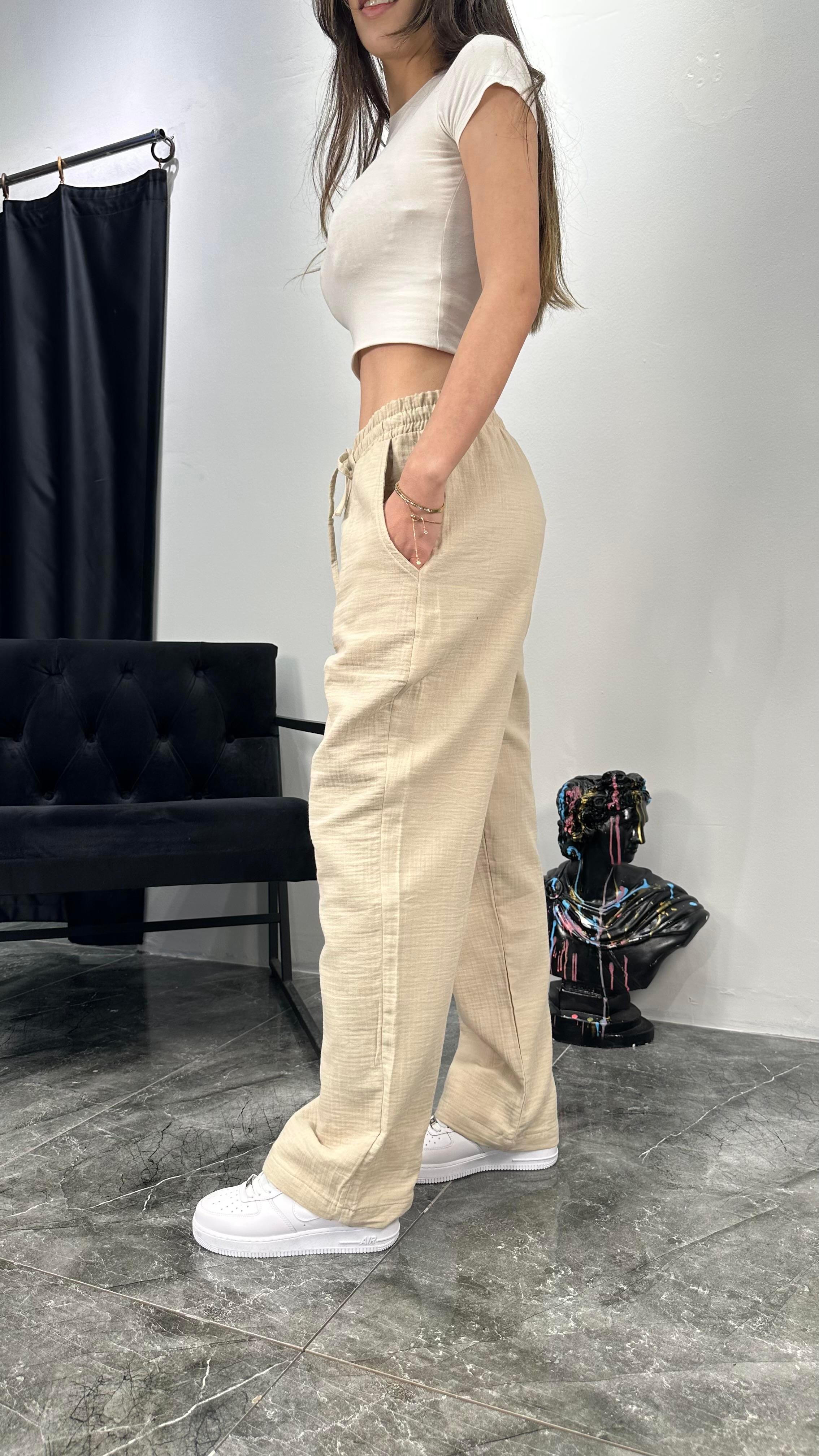 Müslin Baggy Pantolon
