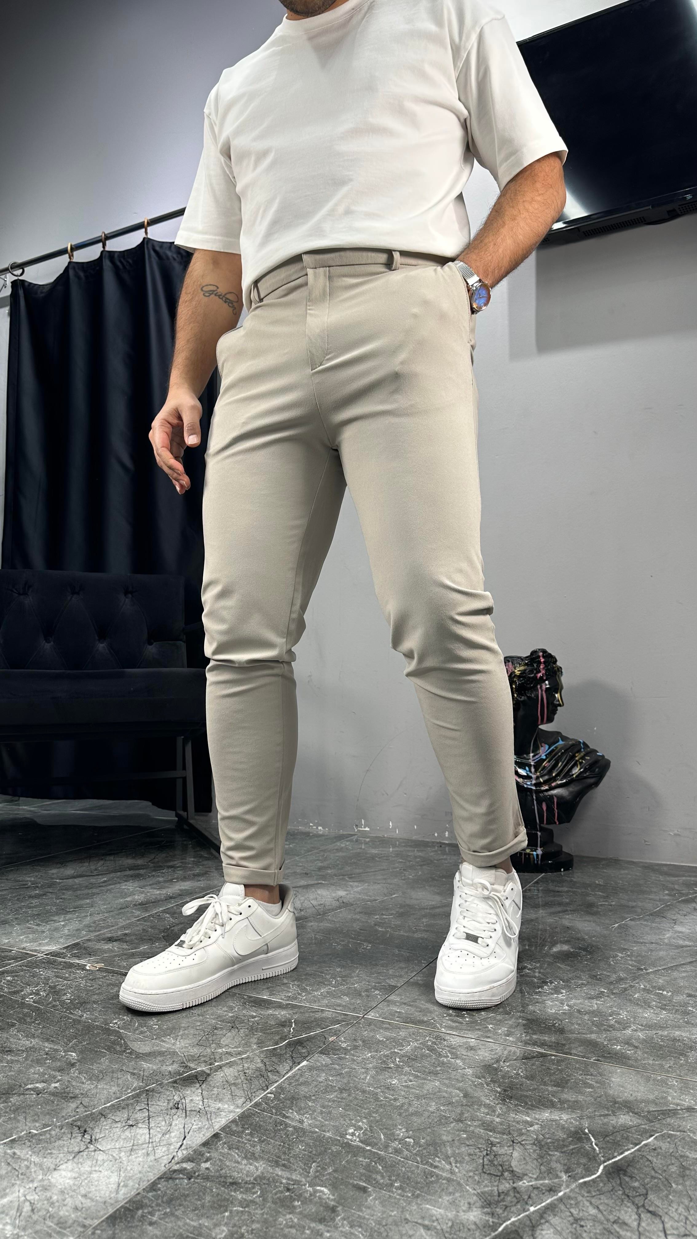 Duble Paça Kumaş Pantolon