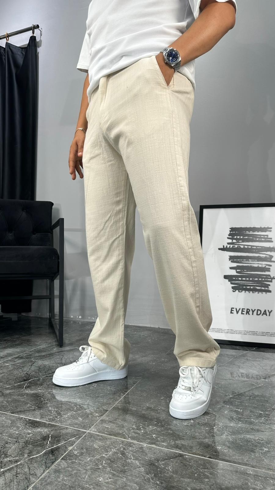 Linen Keten Pantolon