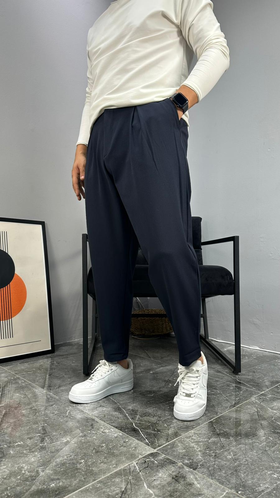 Pileli Balon Fit Pantolon