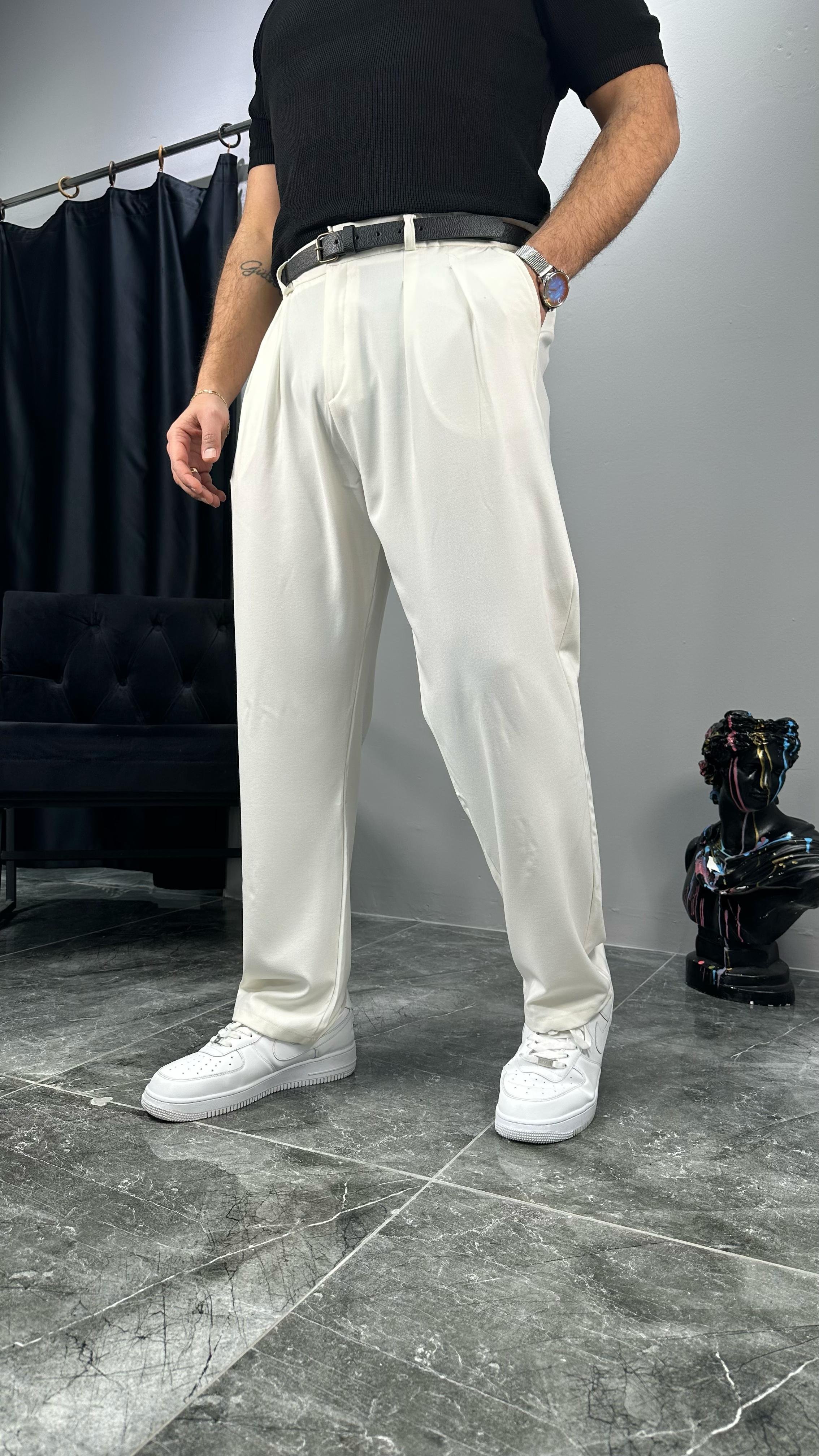Kemerli Premium Kumaş Pantolon