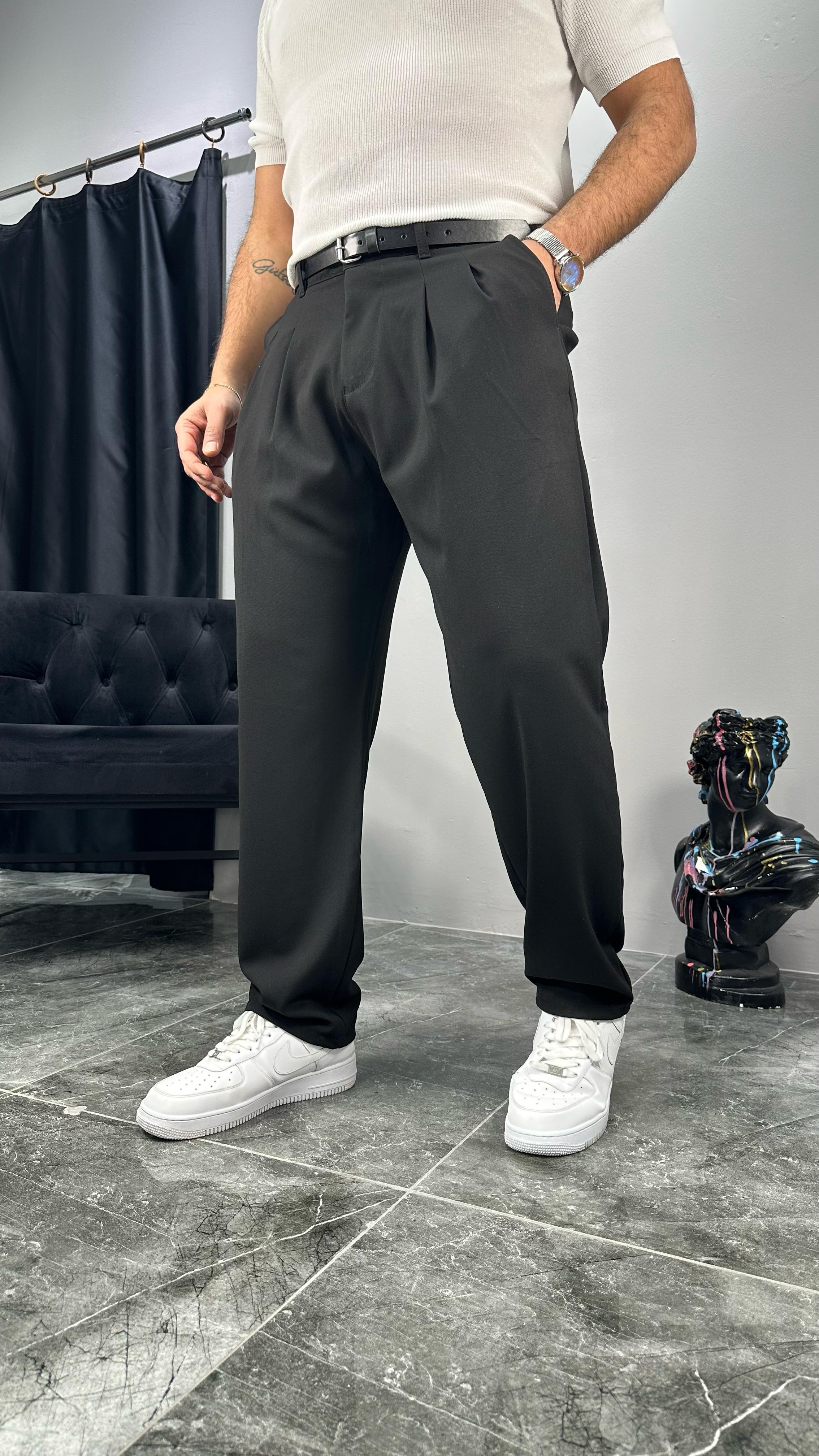 Kemerli Premium Kumaş Pantolon