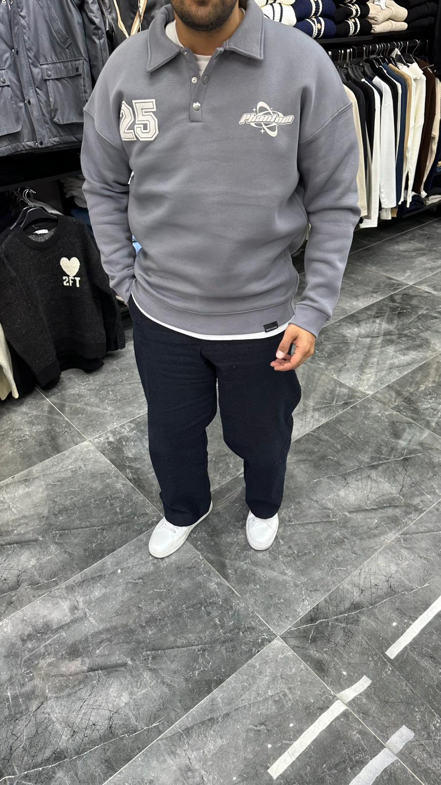 Phantom Şardonlu Sweat