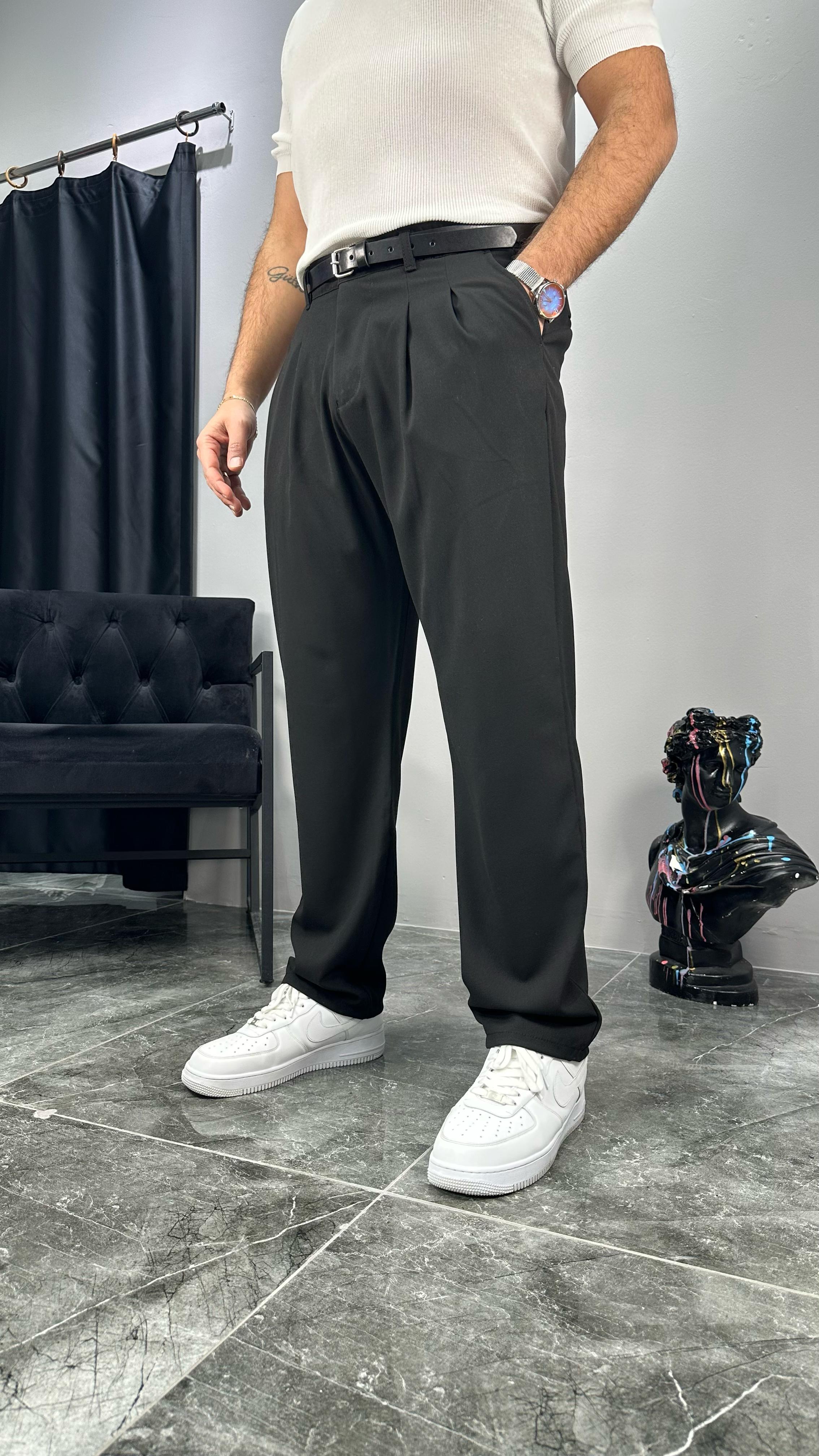 Kemerli Premium Kumaş Pantolon