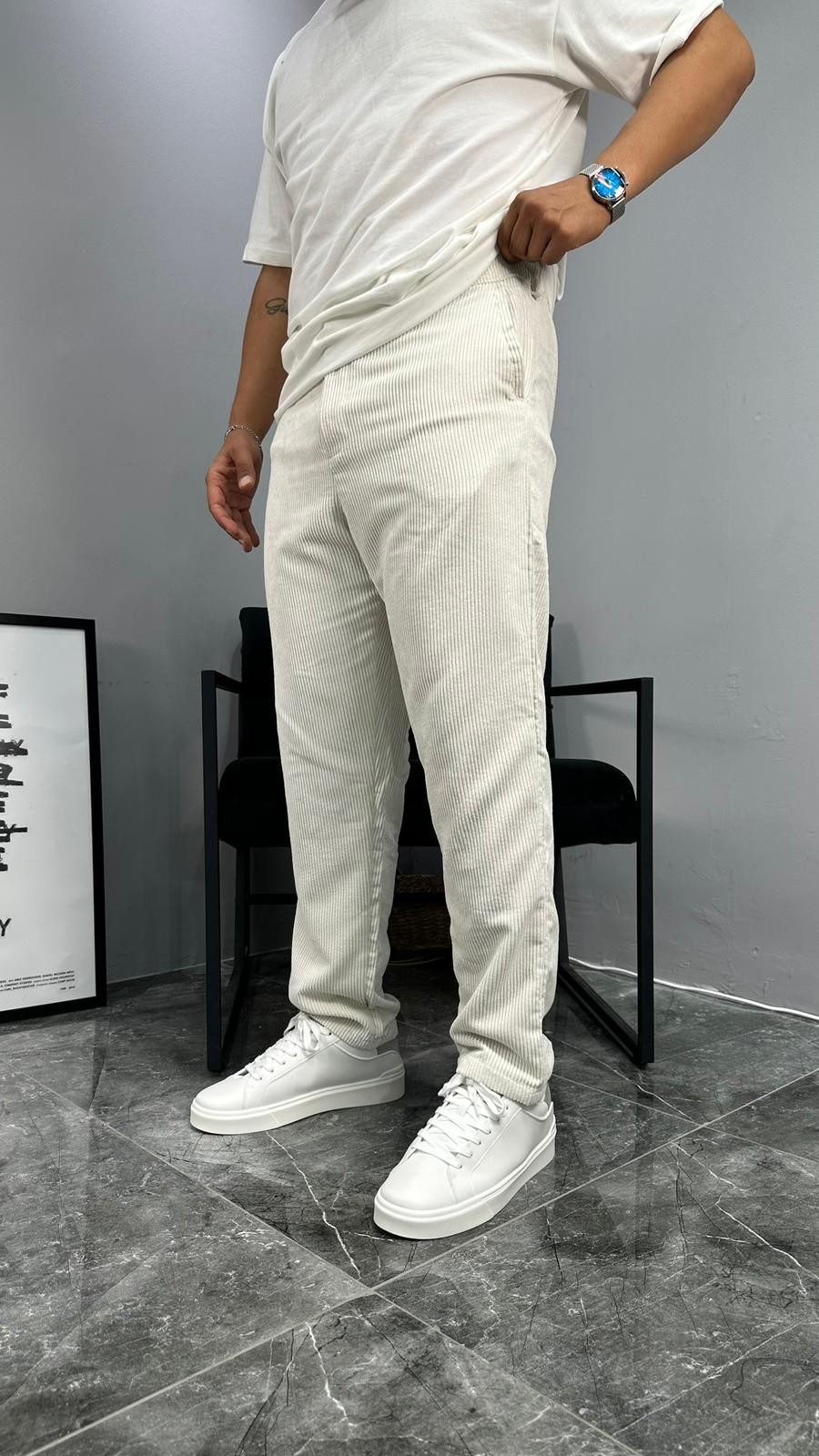 Regular Kadife Pantolon