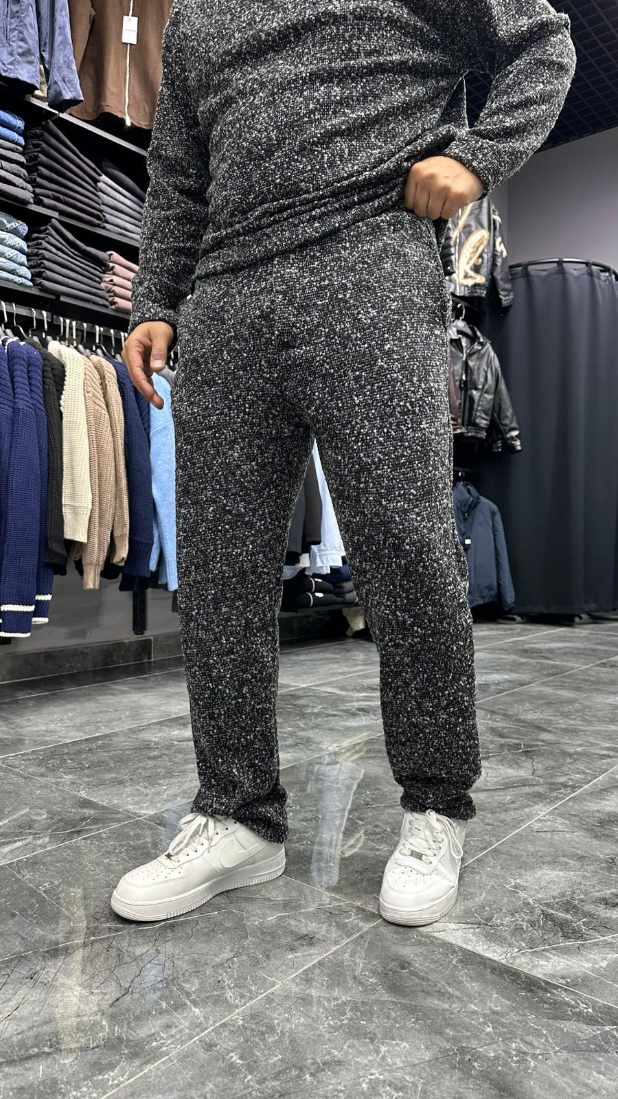 Kışlık Benekli Takım Gri