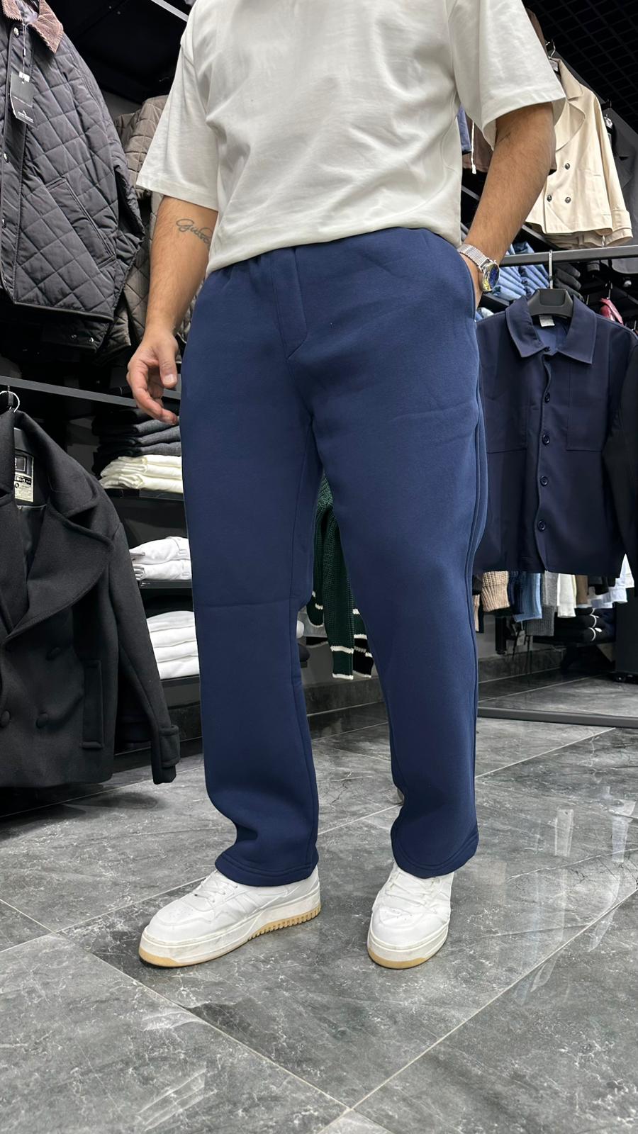 Şardonlu Eşofman Altı Lacivert