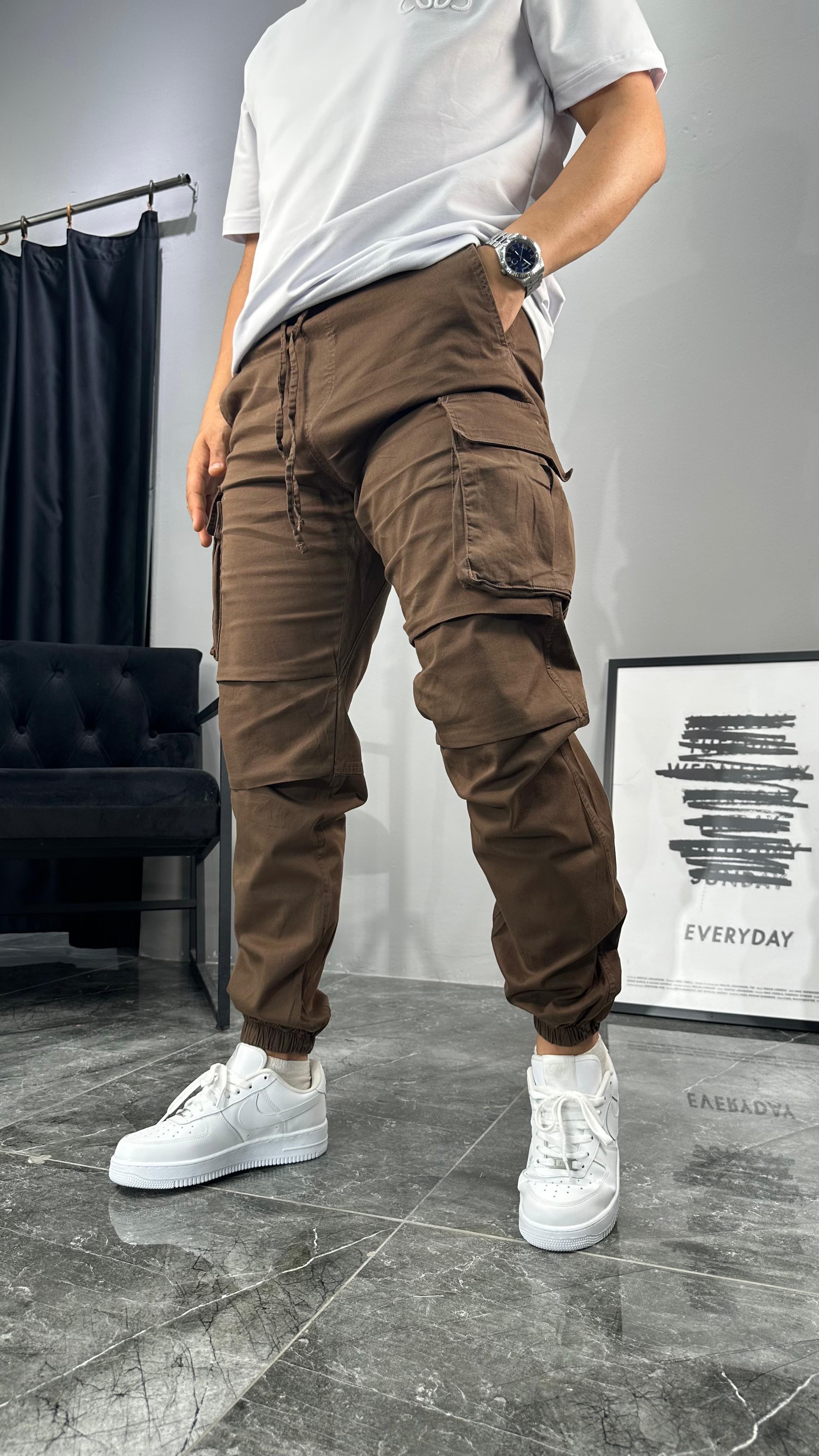 Pileli Kargo Cep Jogger
