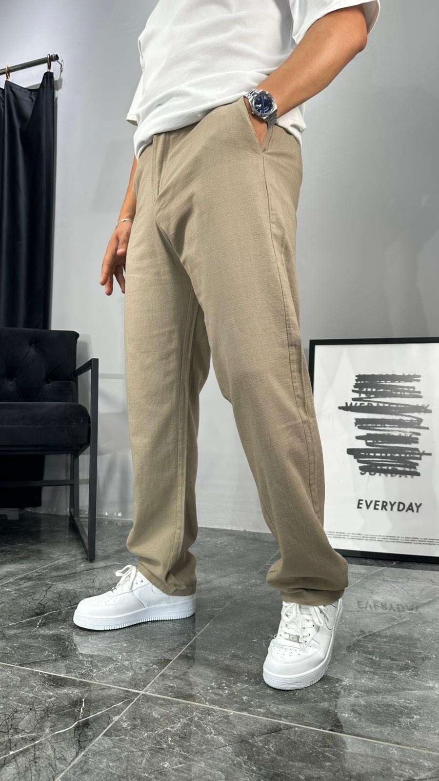 Linen Keten Pantolon