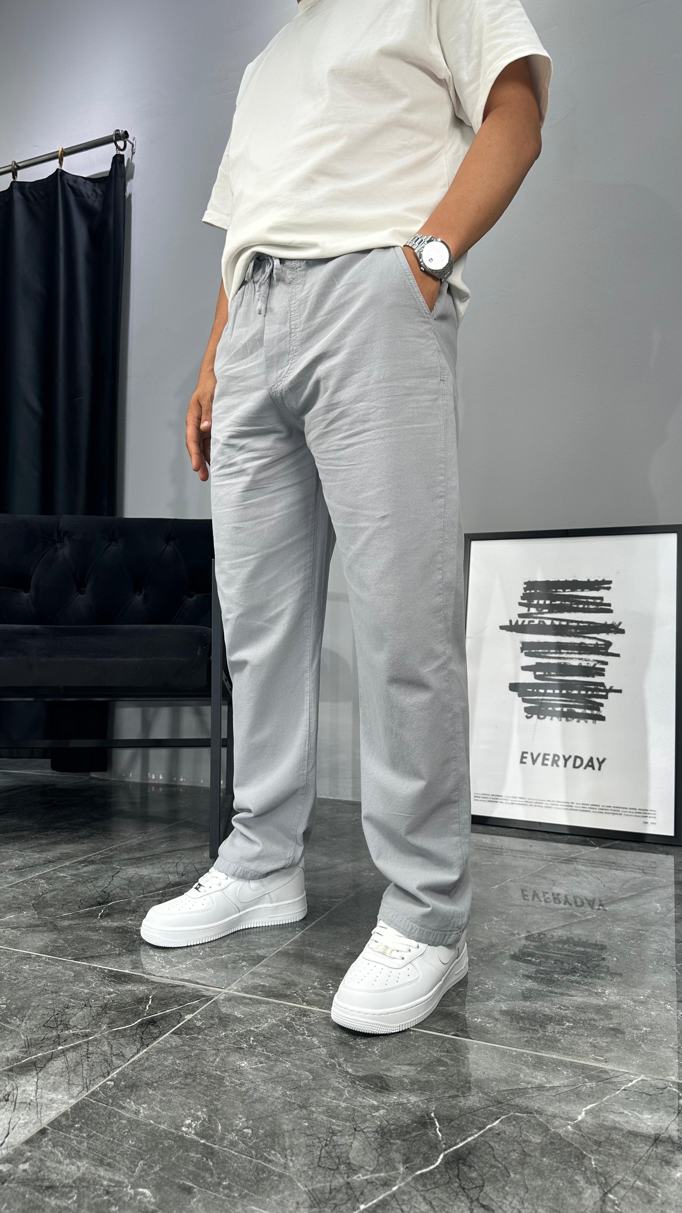 Comfort Fit Keten Pantolon 