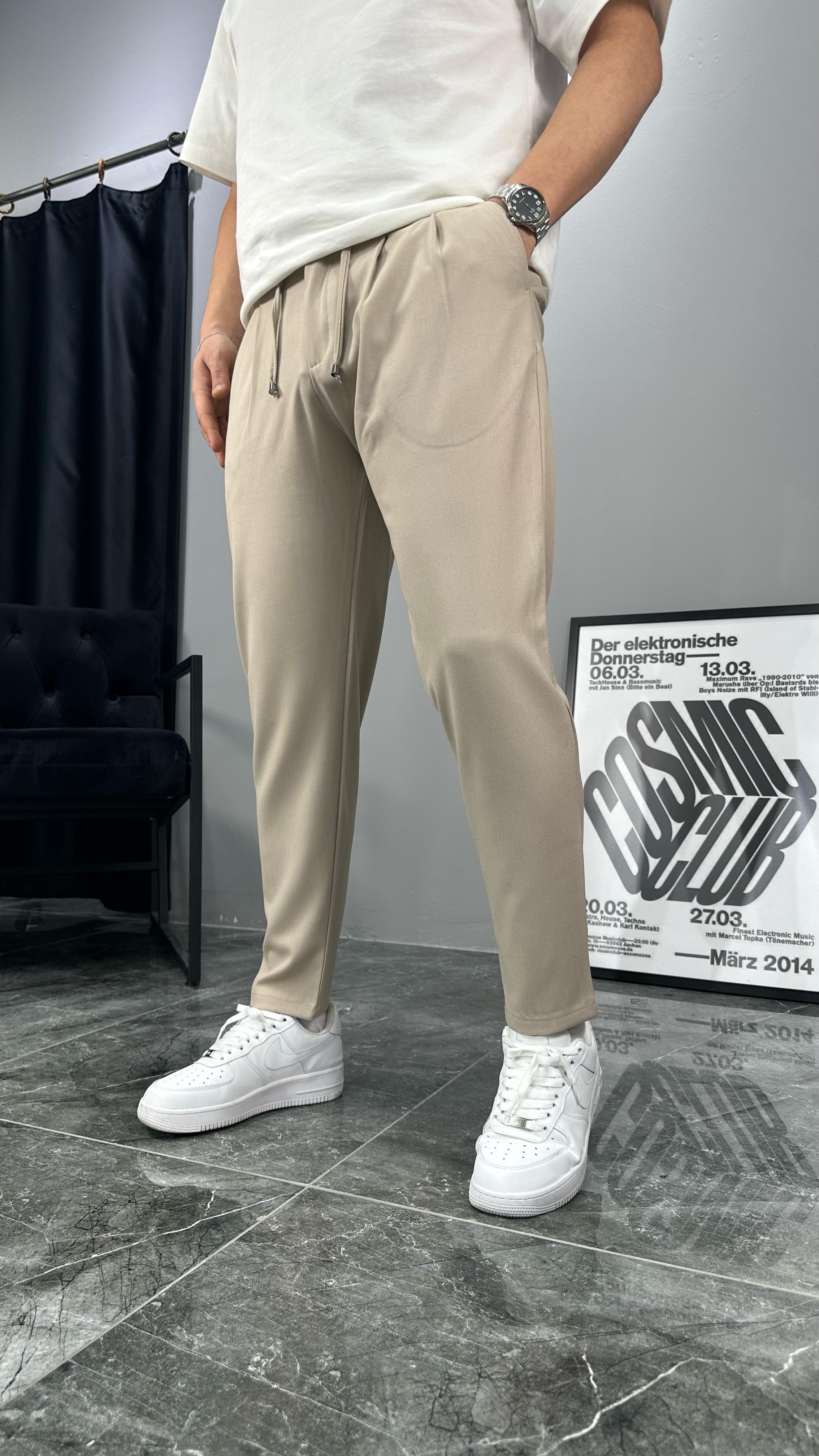 Pileli Boyfriend Jogger