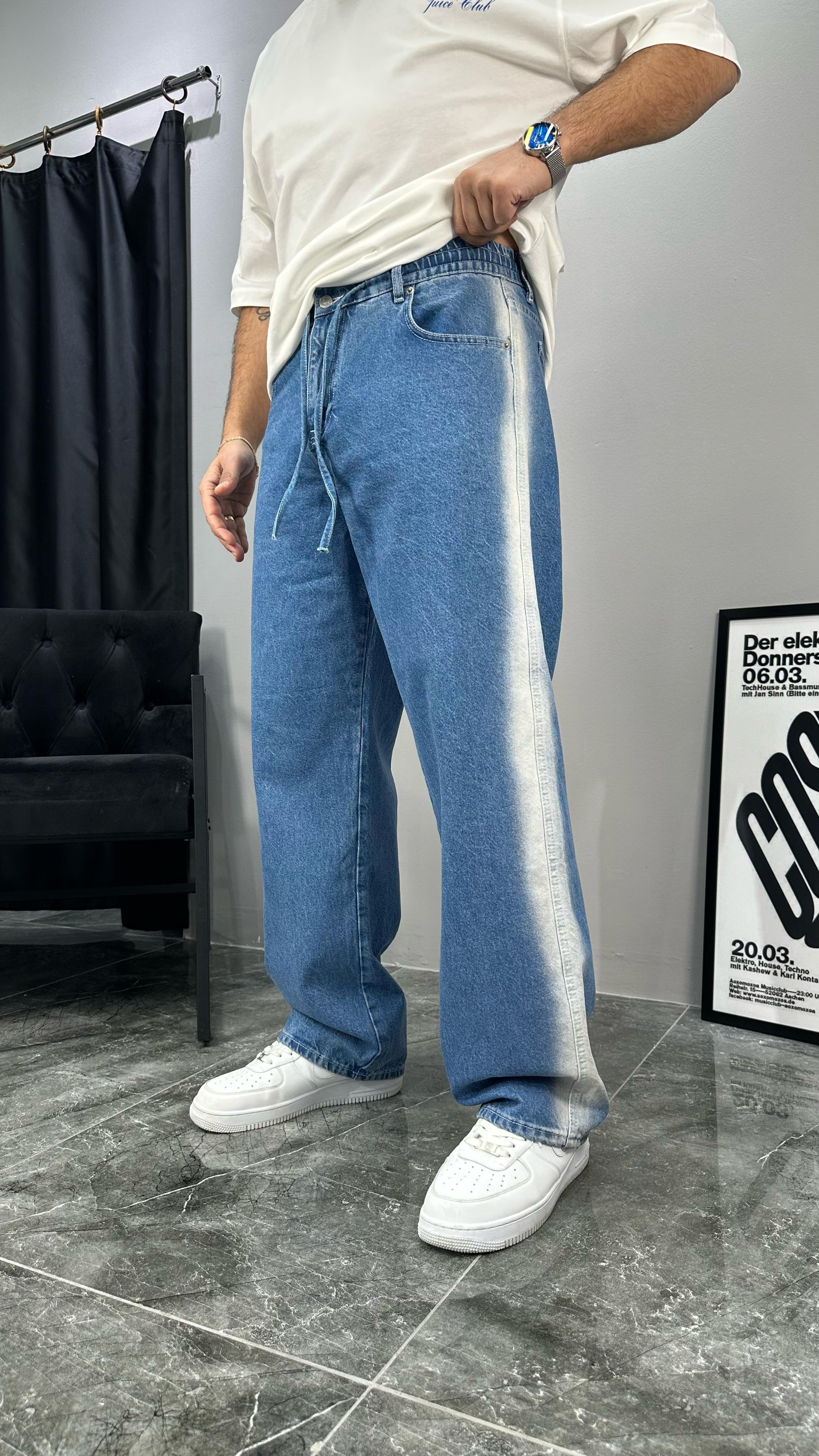 Yıkama Detay Baggy Kot Jogger